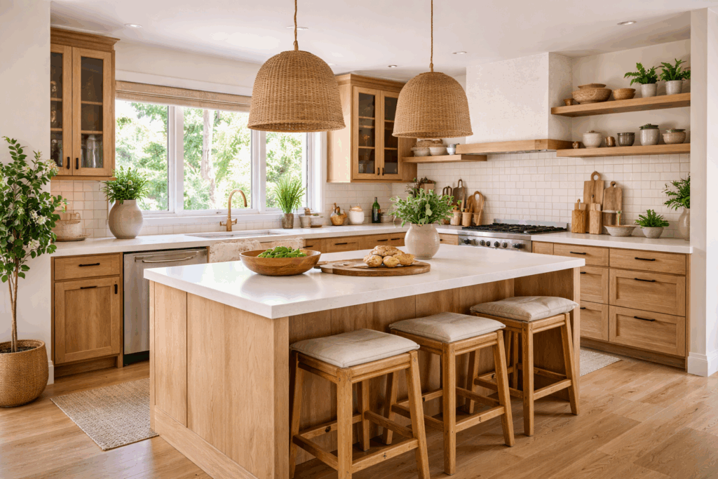 Organic Design Kitchen: How to Create a Warm, Natural, and Timeless Space