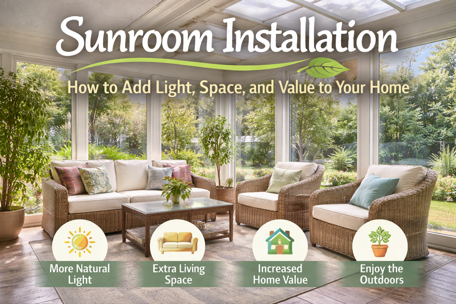 Have you ever wished for a bright, relaxing space where you can enjoy sunlight without stepping outside? That is exactly what a sunroom offers. It is one of the most popular home upgrades for homeowners who want more space without a full renovation. Sunroom installation not only enhances your living experience but can also increase your home’s value. Whether you want a cozy reading corner, a family lounge, or a plant-filled retreat, a sunroom can transform your home in a simple yet powerful way. What Is Sunroom Installation Sunroom installation is the process of adding a glass-enclosed room to your home that allows natural light to flow in while protecting you from outdoor elements. These rooms are typically built with large windows, glass walls, and sometimes skylights. Depending on the design, a sunroom can be used year-round or only during certain seasons. Benefits of Sunroom Installation Adding a sunroom comes with several practical and lifestyle benefits. More natural light Sunrooms bring in sunlight, which makes your home feel brighter and more open. Extra living space It creates a new area for relaxing, entertaining, or even working from home. Increased property value A well-designed sunroom can make your home more attractive to buyers. Connection with nature You can enjoy outdoor views while staying comfortable indoors. Types of Sunrooms Before starting your project, it is important to understand the different types available. Three-season sunroom Designed for use during spring, summer, and fall, but not ideal for harsh winters. Four-season sunroom Fully insulated and equipped with heating or cooling systems, making it usable all year. Screened sunroom Uses screens instead of glass to allow fresh air while keeping insects out. Solarium A high-end option with glass walls and ceilings for maximum sunlight exposure. What to Consider Before Installation Planning is key to a successful sunroom installation. Location Choose a spot that gets plenty of sunlight throughout the day. Budget Costs can vary depending on size, materials, and design complexity. Permits and regulations Check local building codes and requirements before starting. Material choice Frames can be made from aluminum, vinyl, or wood, each with different benefits. Cost of Sunroom Installation The cost depends on several factors such as size, materials, and whether it is a simple or fully insulated structure. On average, homeowners may spend anywhere from moderate to high budgets depending on customization. Investing in quality materials often leads to better durability and long-term value. A Helpful Insight According to home improvement studies, adding a sunroom can provide a good return on investment, especially when it enhances usable living space. Homes with bright, functional additions tend to attract more buyers. Tips for a Successful Sunroom Installation To get the best results, keep these practical tips in mind: Work with experienced professionals Use energy-efficient glass to control temperature Plan for proper ventilation Match the design with your existing home style Consider furniture and layout in advance Small details can make a big difference in comfort and usability. Final Thoughts Sunroom installation is a great way to improve your home without major structural changes. It adds light, space, and comfort while creating a peaceful area you can enjoy every day. With the right planning and design, your sunroom can become one of the most loved spaces in your home.